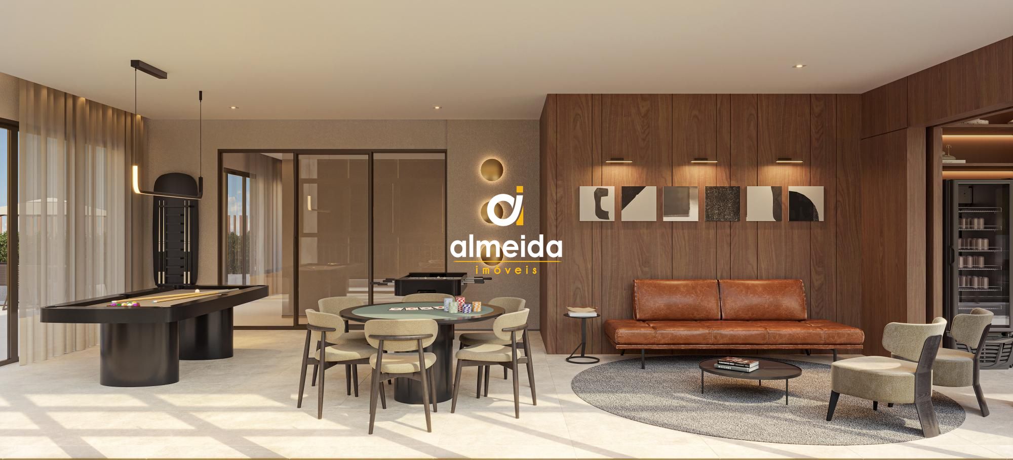 Linea - arquitetura no horizonte da cidade