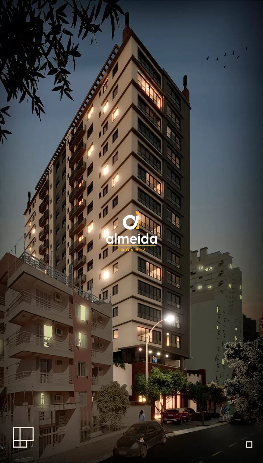 Apartamento 2 dormitórios à venda centro santa maria/rs