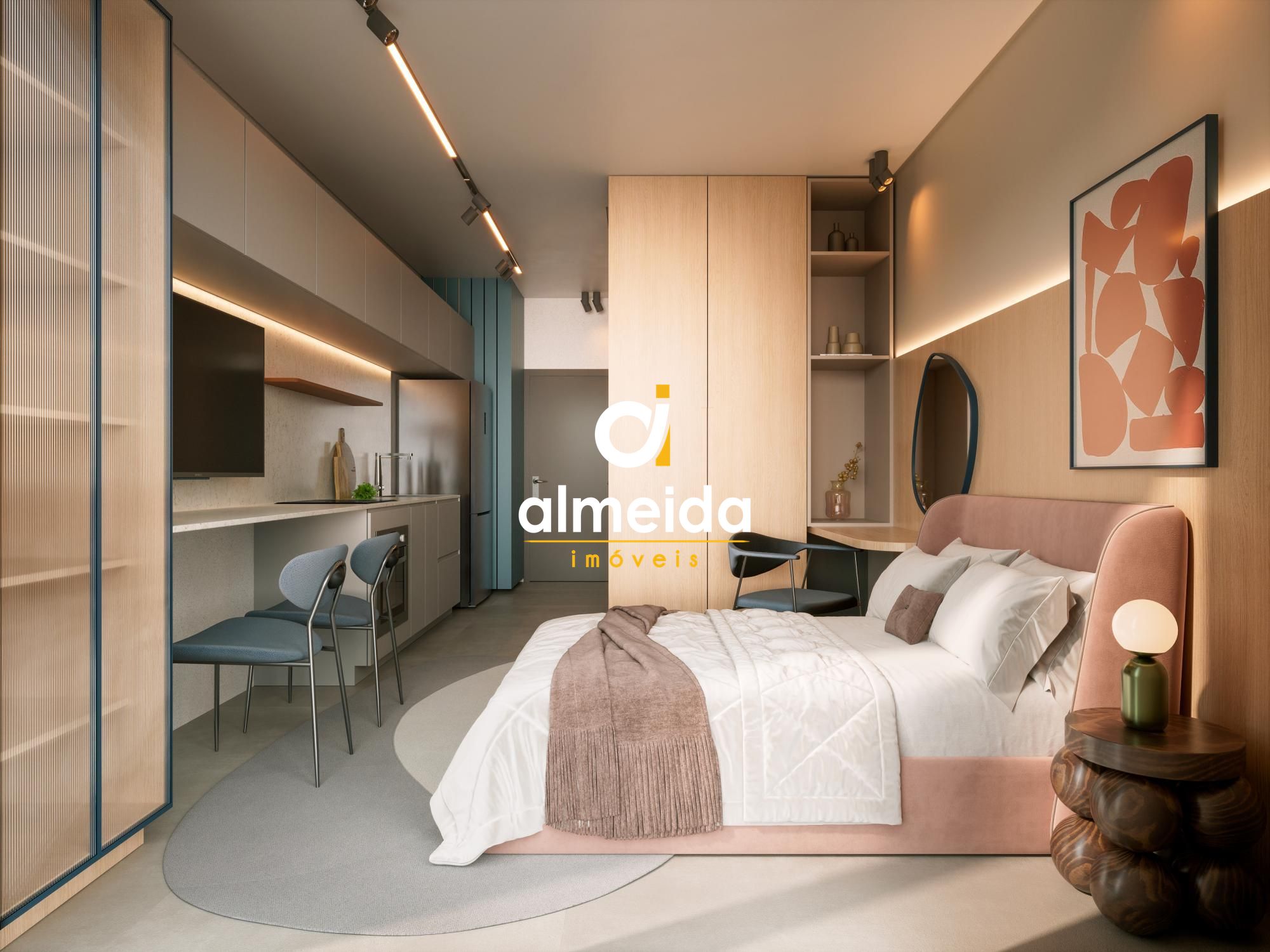 Apartamento studio no sync floriano em santa maria rs.