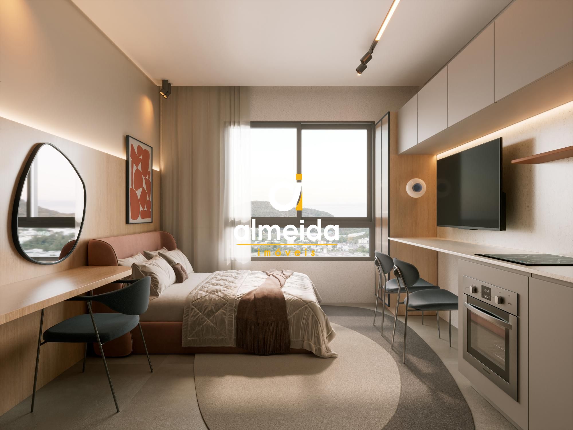 Apartamento studio no sync floriano em santa maria rs.