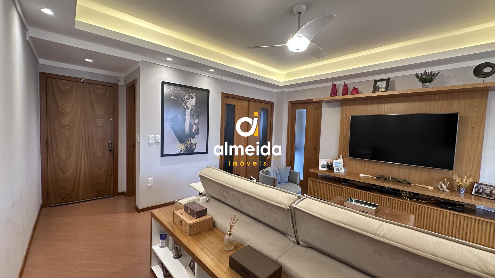 Apartamento mobiliado, 3 quartos no b.lourdes.