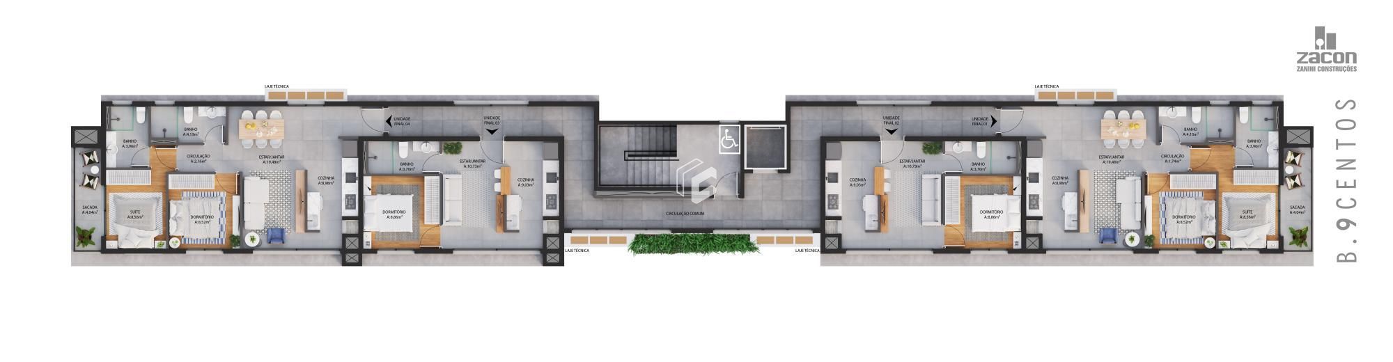 Apartamento, 2 quartos, 66 m² - Foto 9