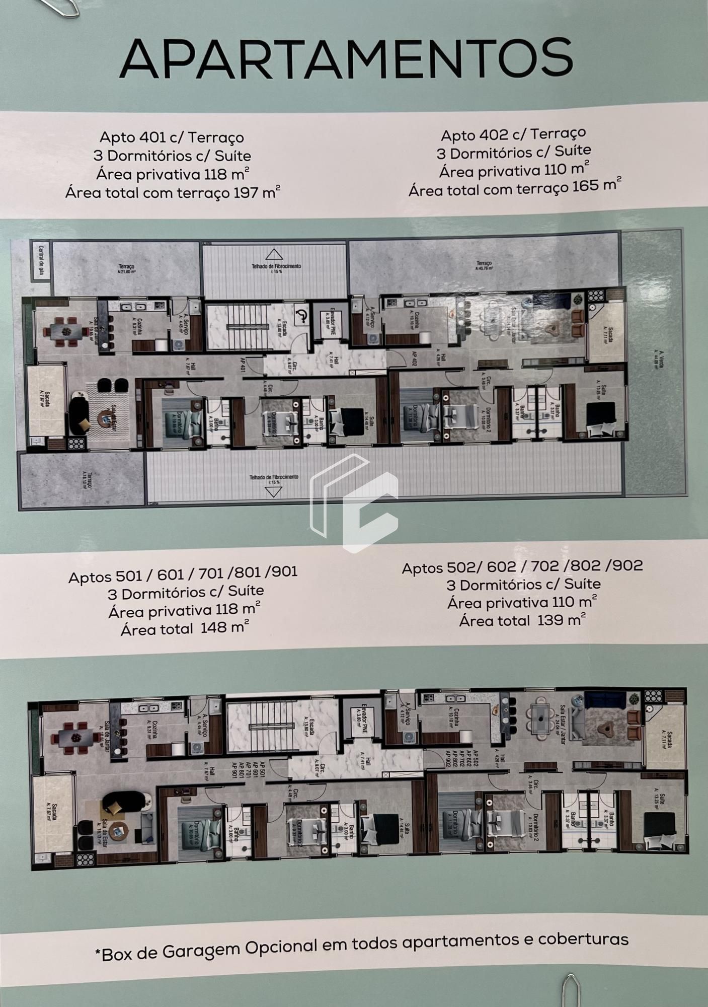 Apartamento à venda com 3 quartos, 118m² - Foto 2