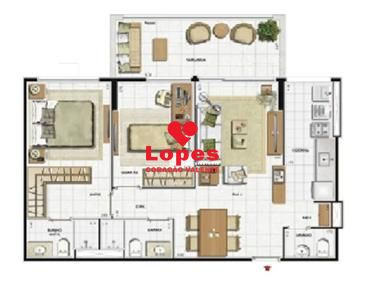 Apartamento à venda com 2 quartos, 78m² - Foto 14