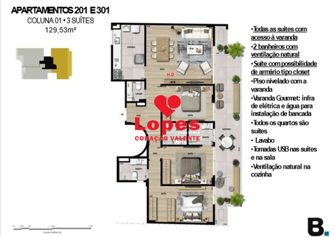 Apartamento à venda com 2 quartos, 78m² - Foto 40