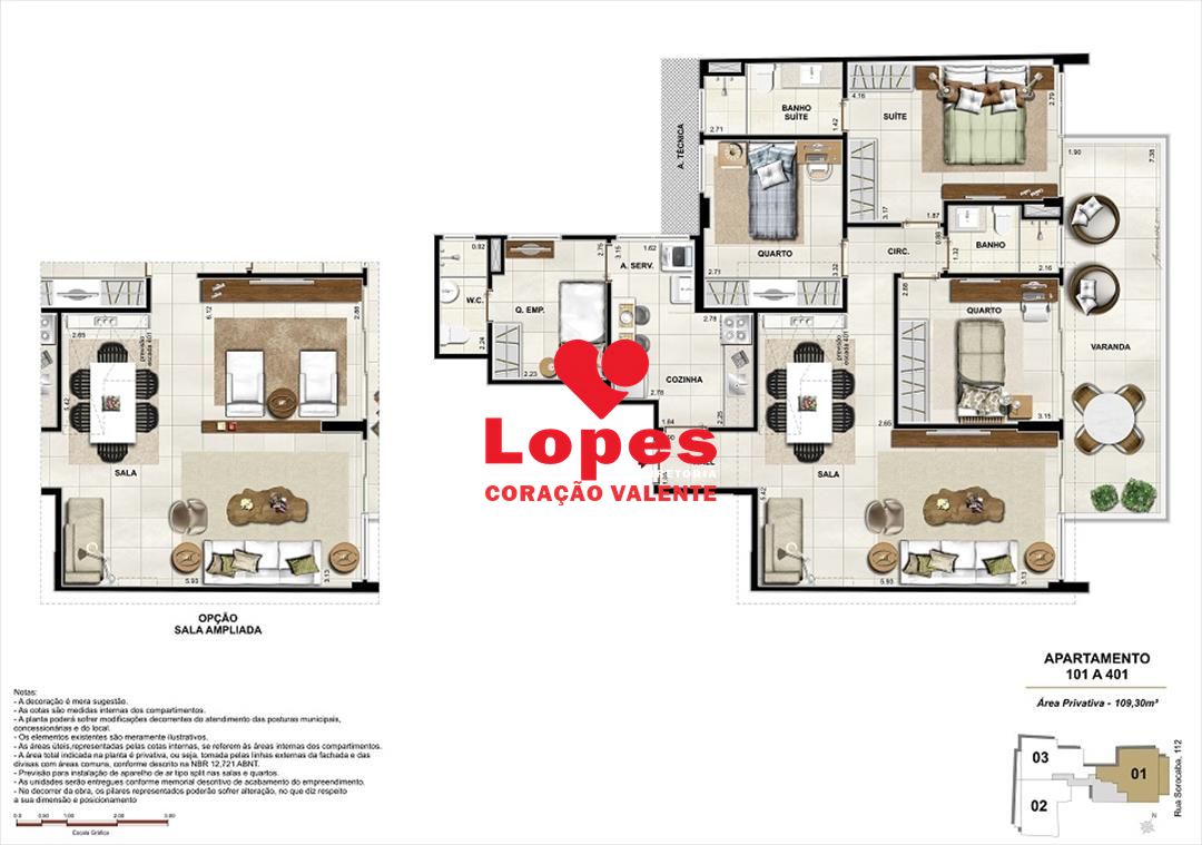 Apartamento, 3 quartos, 101 m² - Foto 13