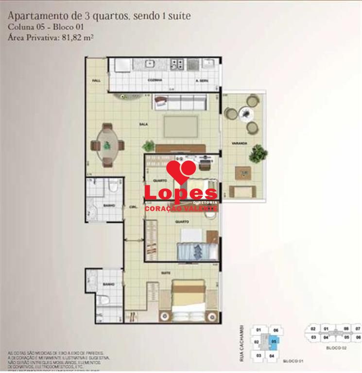 Apartamento à venda com 3 quartos, 80m² - Foto 13