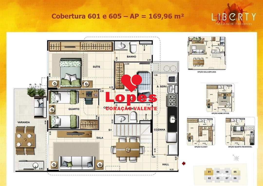 Apartamento à venda com 3 quartos, 79m² - Foto 14