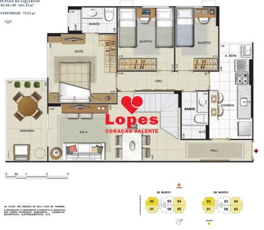 Apartamento à venda com 3 quartos, 79m² - Foto 11