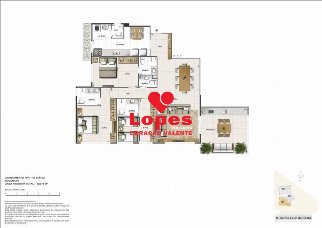 Apartamento, 3 quartos, 127 m² - Foto 22