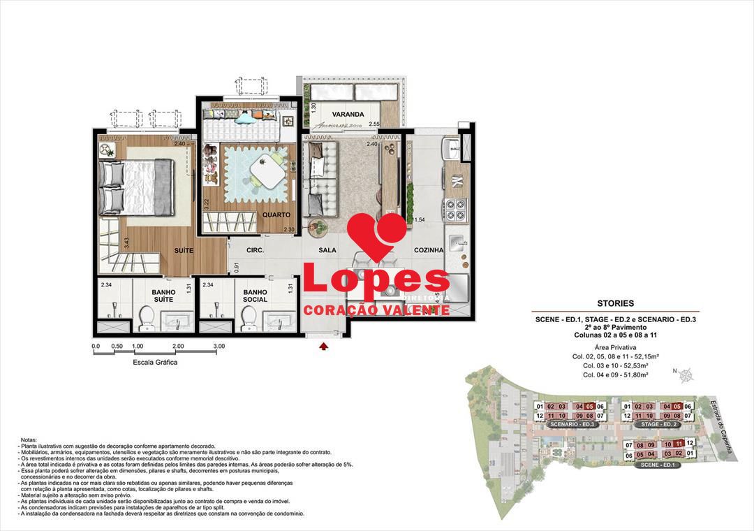 Apartamento à venda com 2 quartos, 52m² - Foto 24