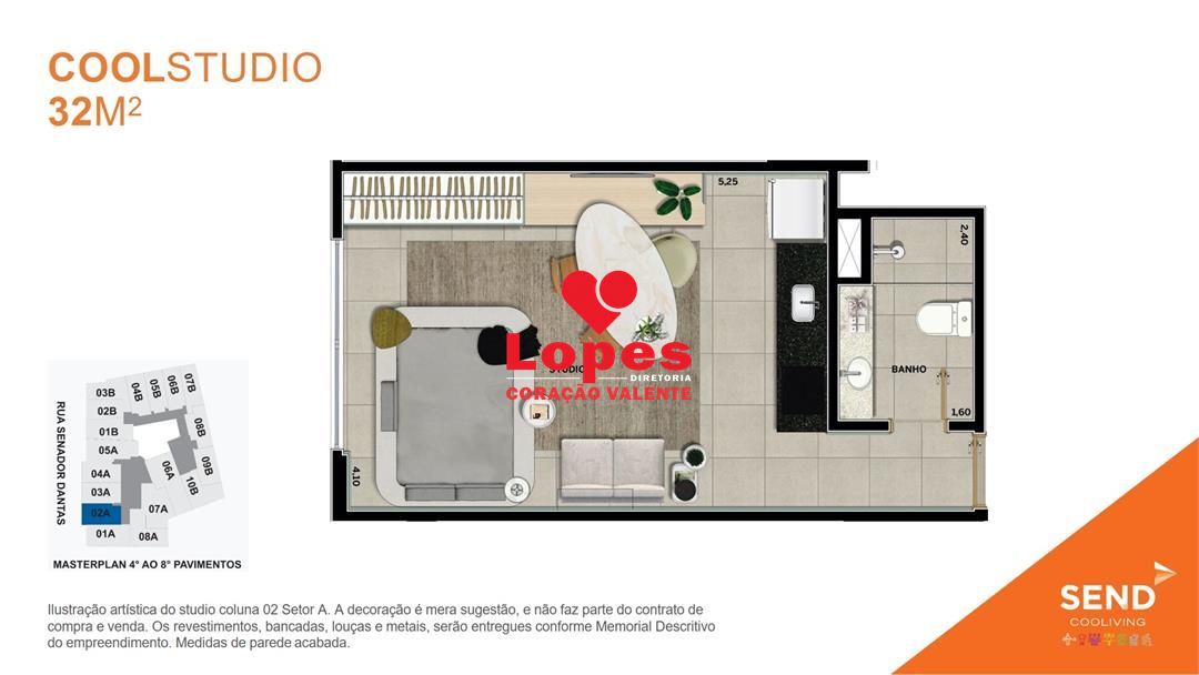 Apartamento, 1 quarto, 42 m² - Foto 8