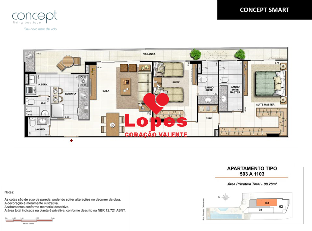 Apartamento à venda com 3 quartos, 119m² - Foto 20