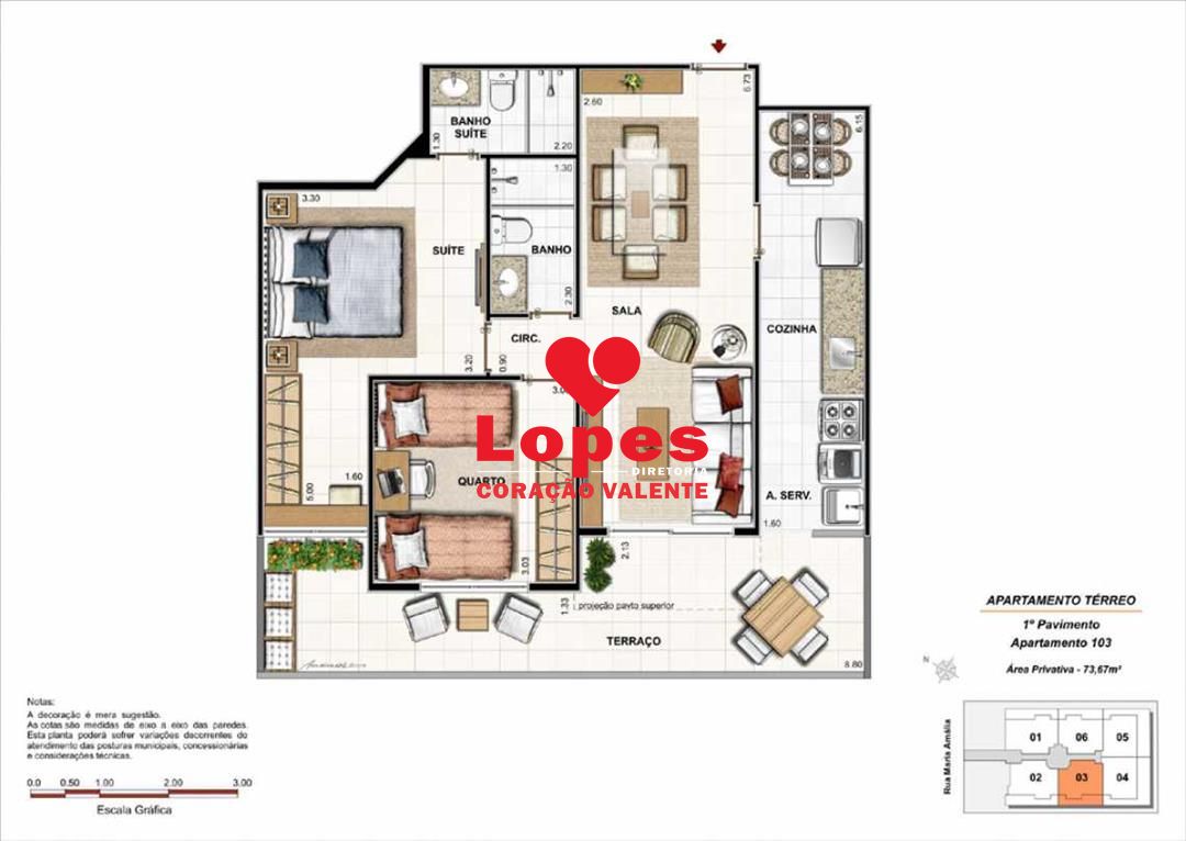 Apartamento à venda com 2 quartos, 87m² - Foto 12