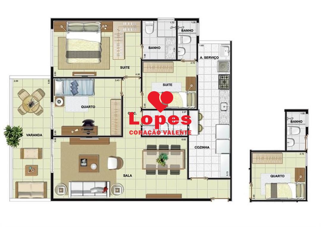 Apartamento à venda com 3 quartos, 88m² - Foto 17