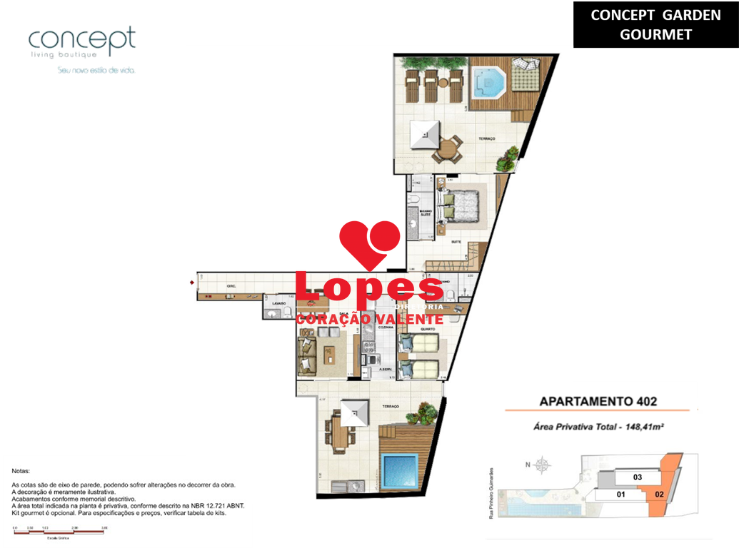 Apartamento à venda com 3 quartos, 119m² - Foto 13