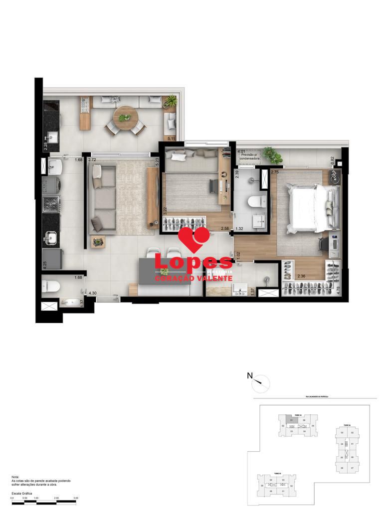 Apartamento, 2 quartos, 76 m² - Foto 10