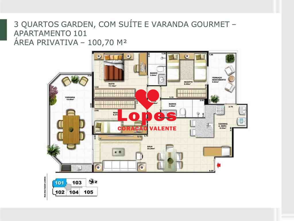 Apartamento à venda com 2 quartos, 93m² - Foto 18