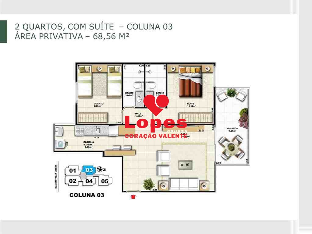 Apartamento à venda com 2 quartos, 93m² - Foto 23