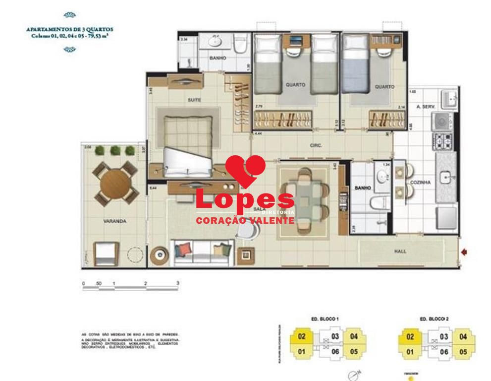 Apartamento, 3 quartos, 79 m² - Foto 14