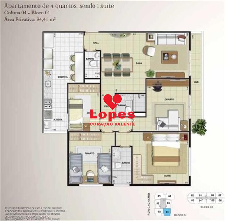 Apartamento à venda com 3 quartos, 80m² - Foto 18