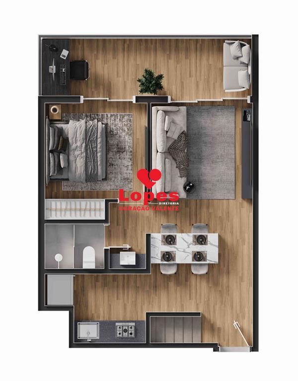 Apartamento à venda com 1 quarto, 50m² - Foto 21