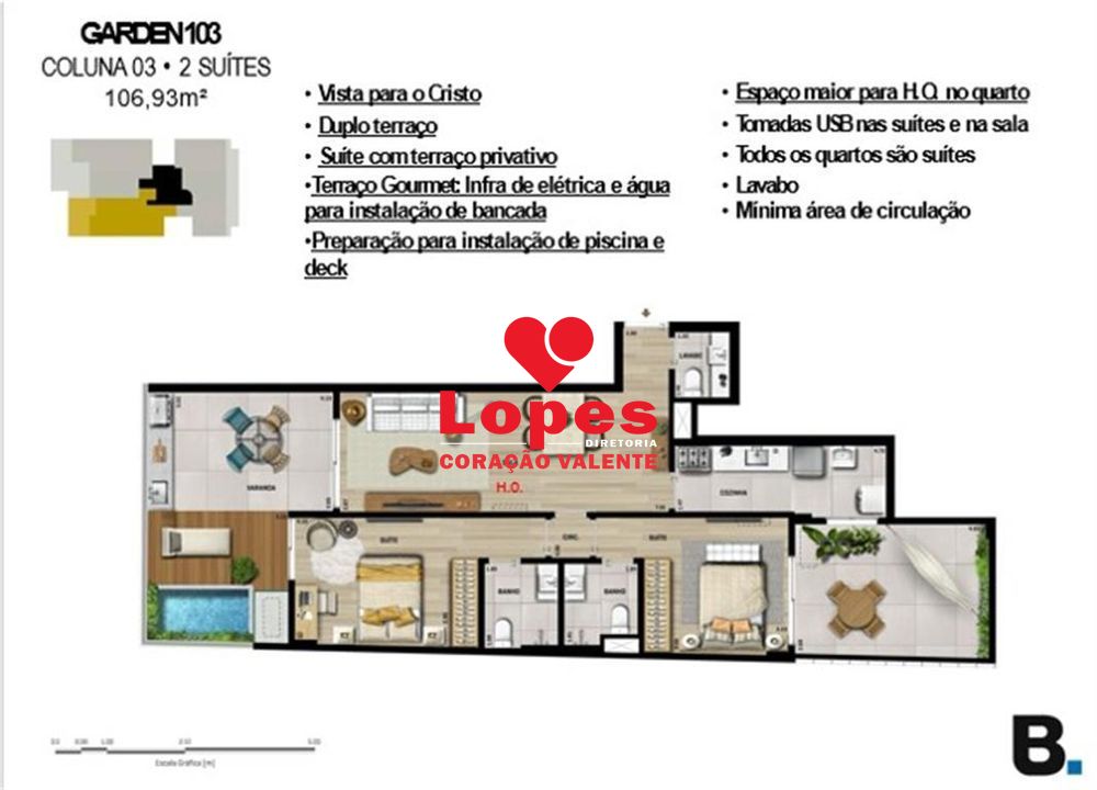 Apartamento à venda com 2 quartos, 106m² - Foto 15