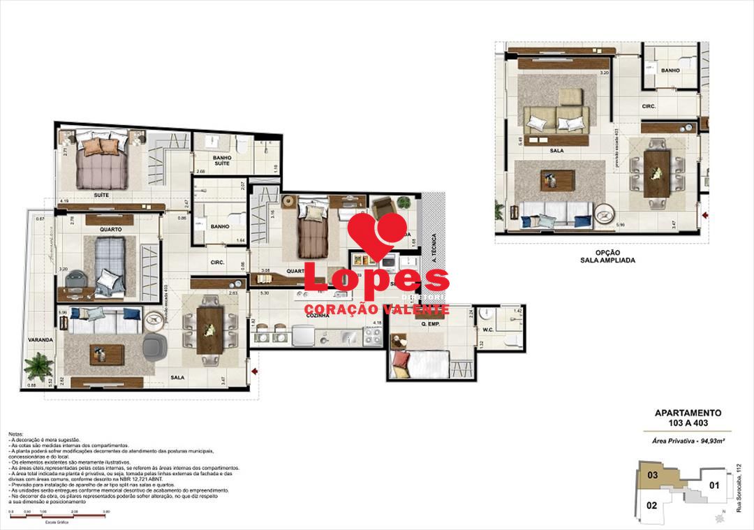 Apartamento, 3 quartos, 101 m² - Foto 11