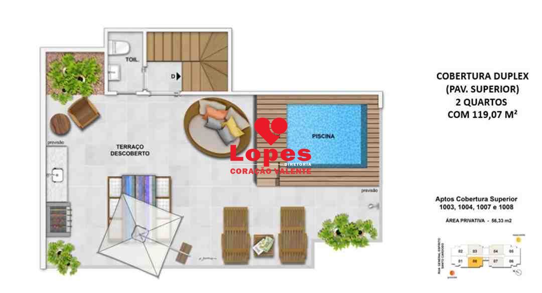 Cobertura à venda com 3 quartos, 119m² - Foto 21