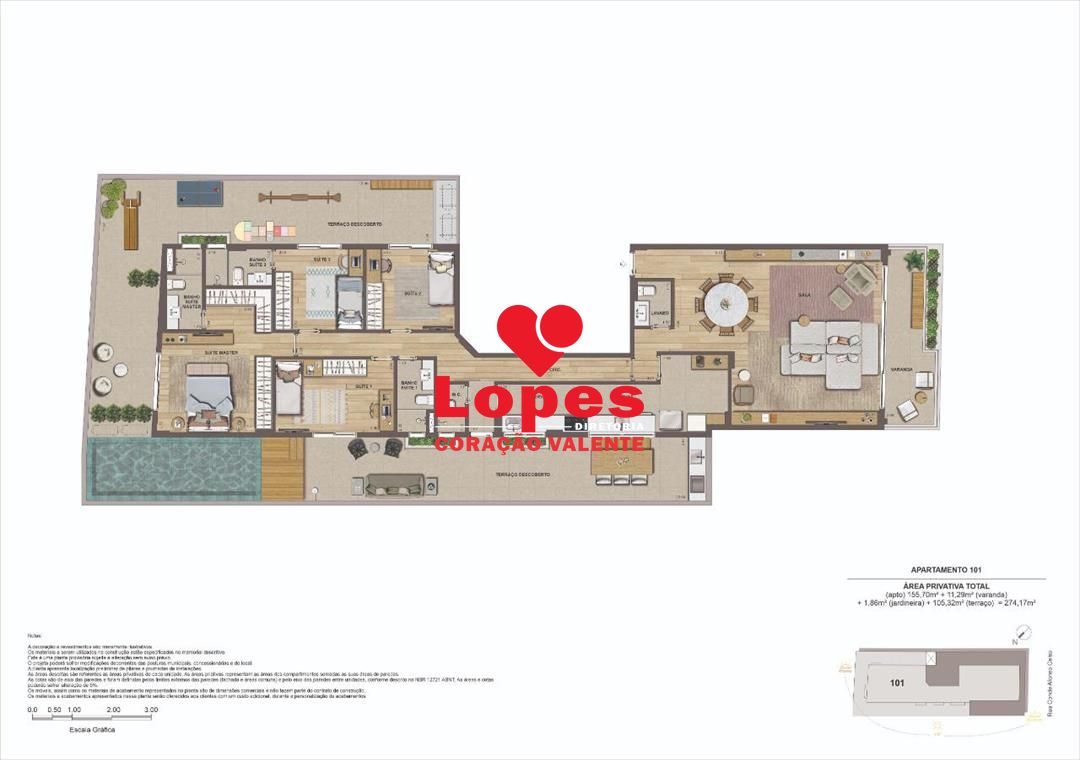Cobertura, 4 quartos, 175 m² - Foto 17