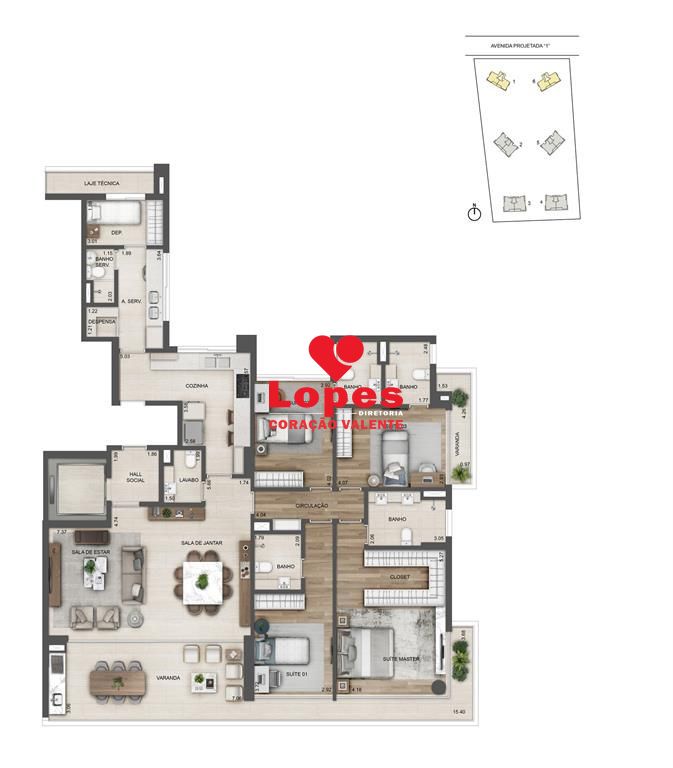 Apartamento à venda com 3 quartos, 111m² - Foto 18