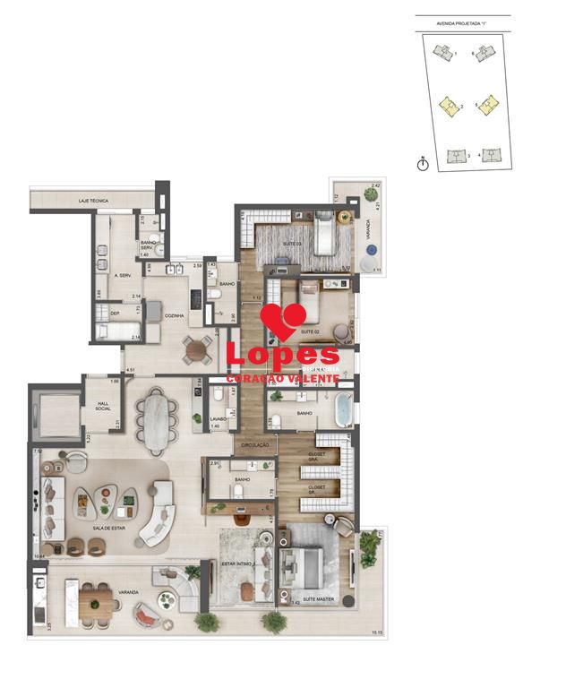 Apartamento à venda com 3 quartos, 111m² - Foto 19