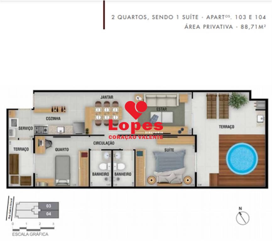Cobertura, 3 quartos, 138 m² - Foto 13