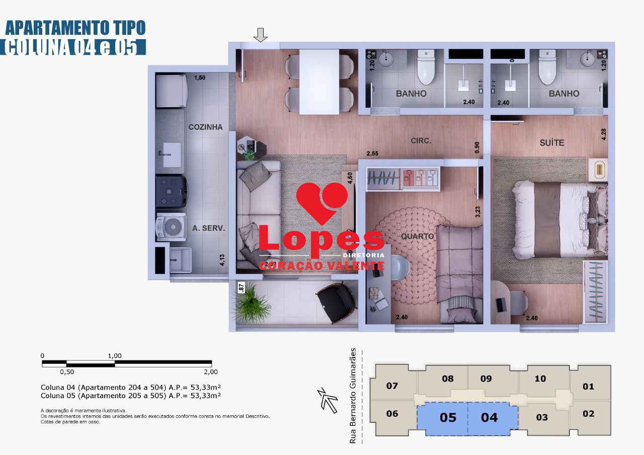 Apartamento à venda com 2 quartos, 53m² - Foto 18