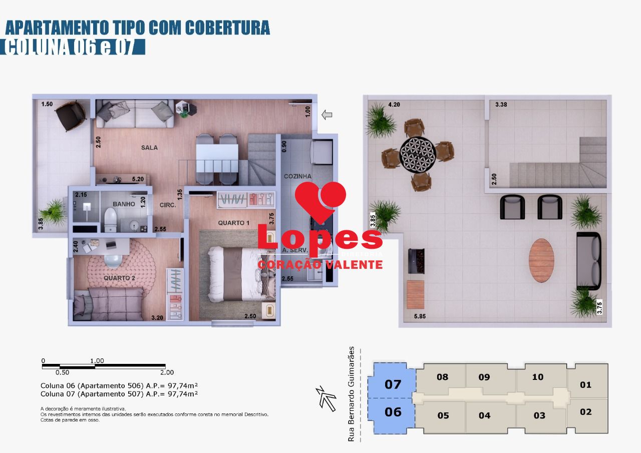 Apartamento à venda com 2 quartos, 48m² - Foto 21