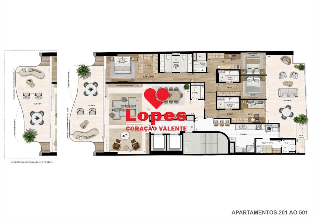 Apartamento à venda com 4 quartos, 315m² - Foto 13