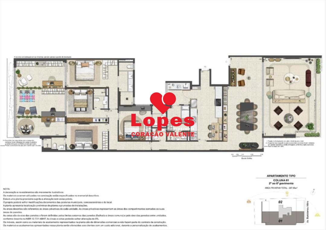 Apartamento à venda com 4 quartos, 342m² - Foto 24