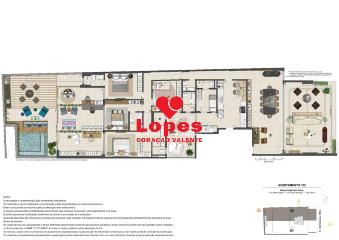 Apartamento à venda com 4 quartos, 342m² - Foto 23