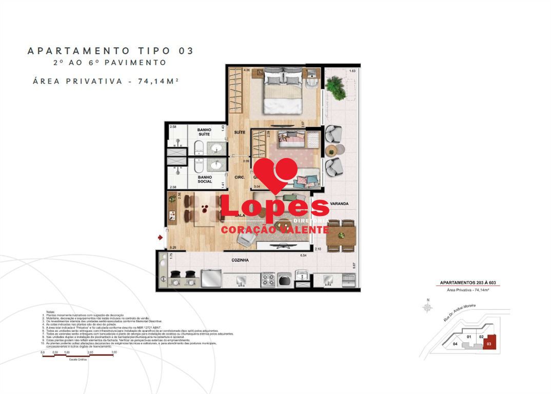 Apartamento, 2 quartos, 74 m² - Foto 17