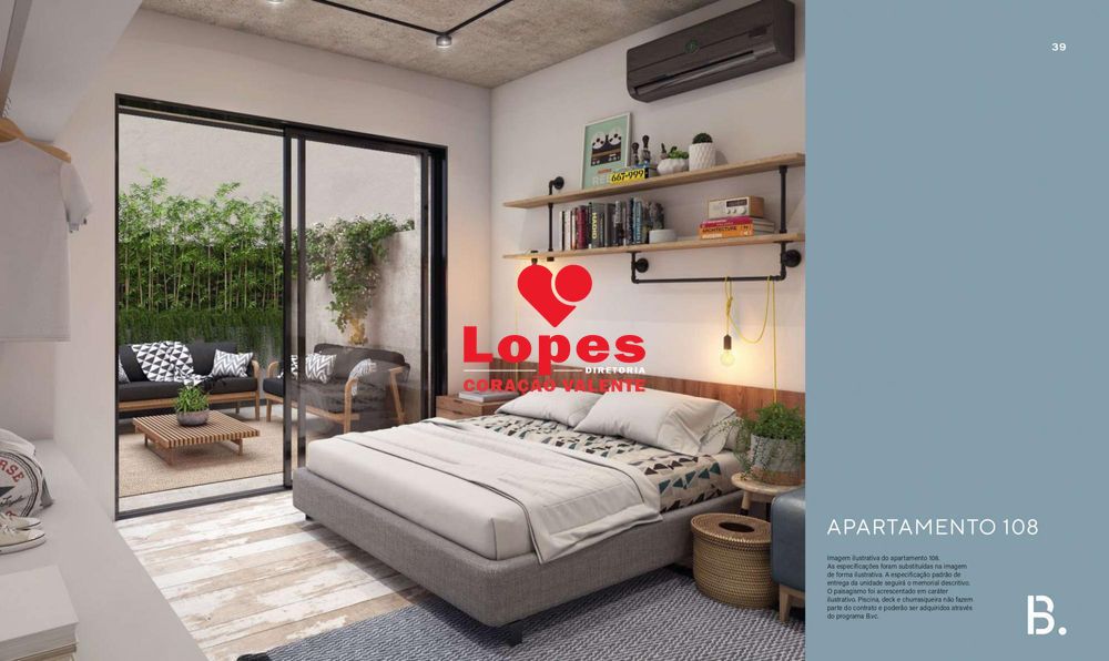 Apartamento, 1 quarto, 46 m² - Foto 1