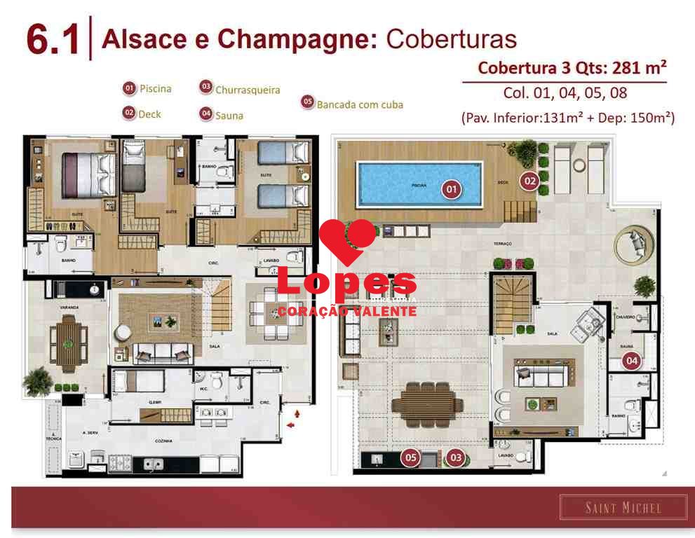 Cobertura, 4 quartos, 282 m² - Foto 27