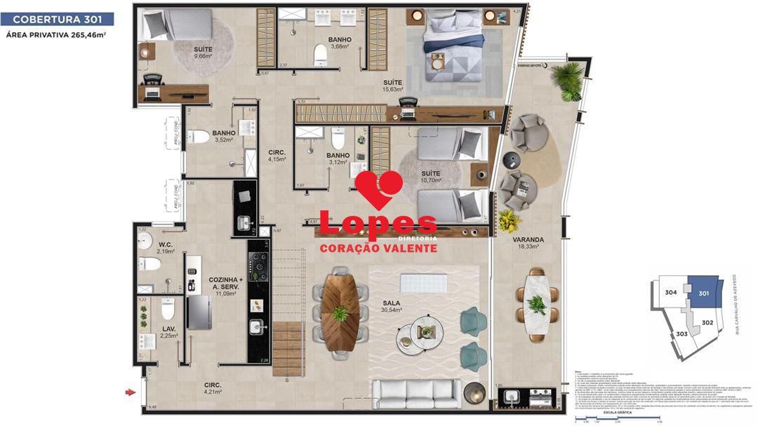 Apartamento à venda com 3 quartos, 132m² - Foto 15