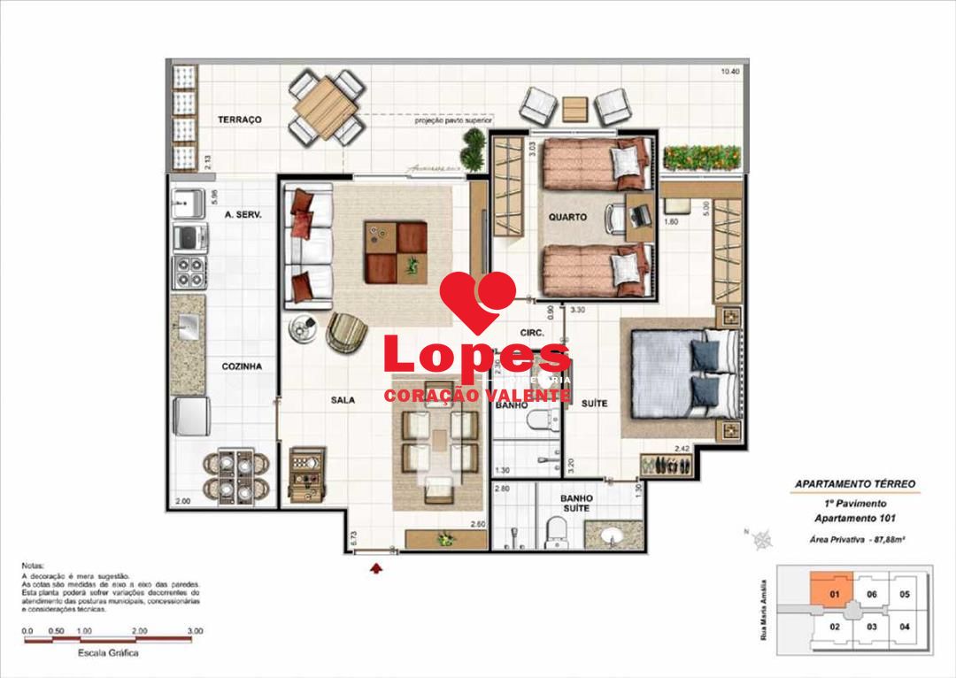 Apartamento à venda com 2 quartos, 61m² - Foto 15