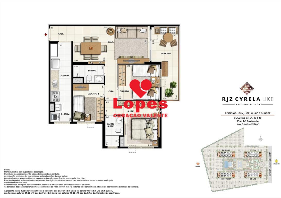 Apartamento à venda com 3 quartos, 77m² - Foto 30