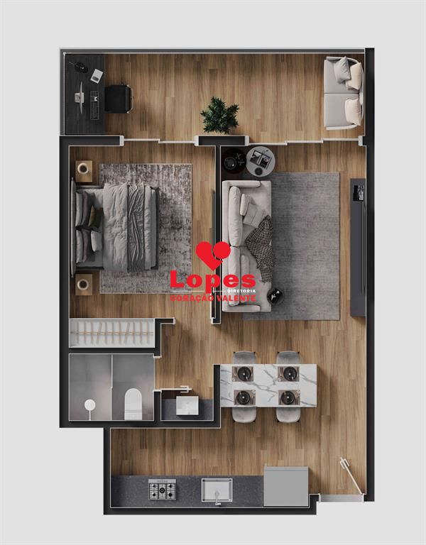 Apartamento, 1 quarto, 50 m² - Foto 24