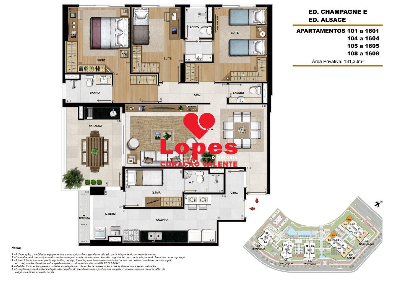 Apartamento à venda com 3 quartos, 143m² - Foto 16