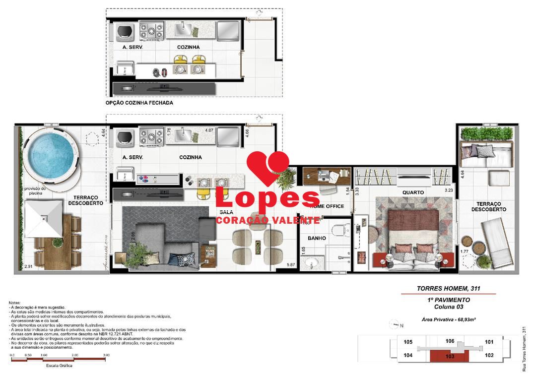 Apartamento à venda com 1 quarto, 46m² - Foto 26