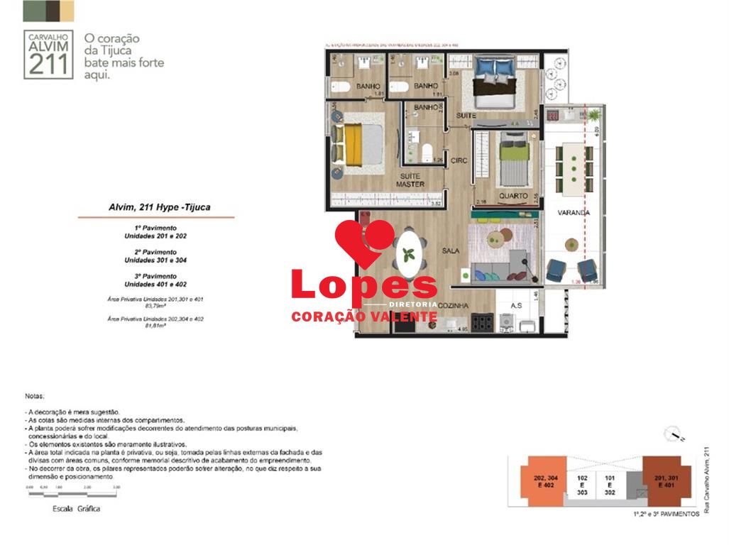 Apartamento à venda com 2 quartos, 62m² - Foto 10