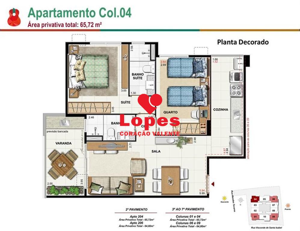 Apartamento à venda com 2 quartos, 67m² - Foto 11