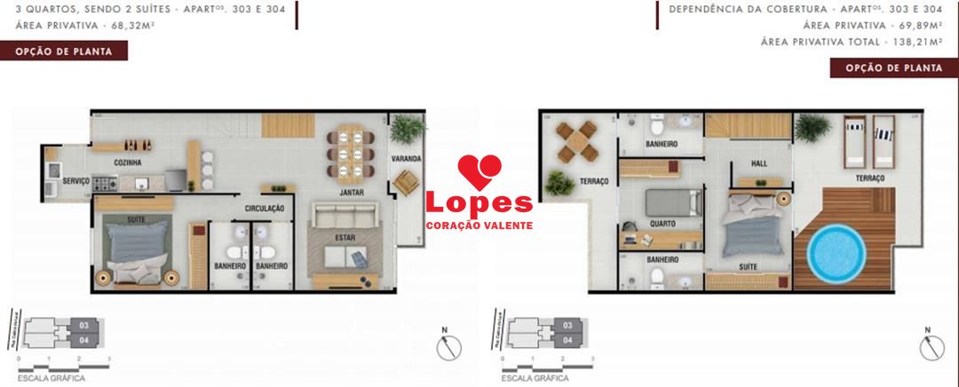 Cobertura, 3 quartos, 138 m² - Foto 11